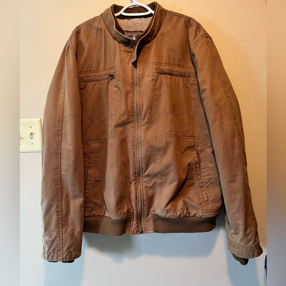 Old Navy Canvas Sherpa lined work coat size XXL.
